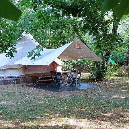 Limogne-en-Quercy Camping Le Bel Air Tente Insolite Sibley'S 4 Personnes-Le Romarin מראה חיצוני תמונה